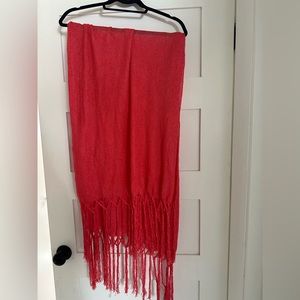 Loose knit shawl/swim coverup